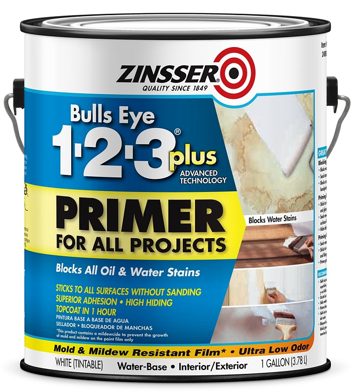 Zinsser 249937 Primer, White, 1 gal, Can, Pack of 2