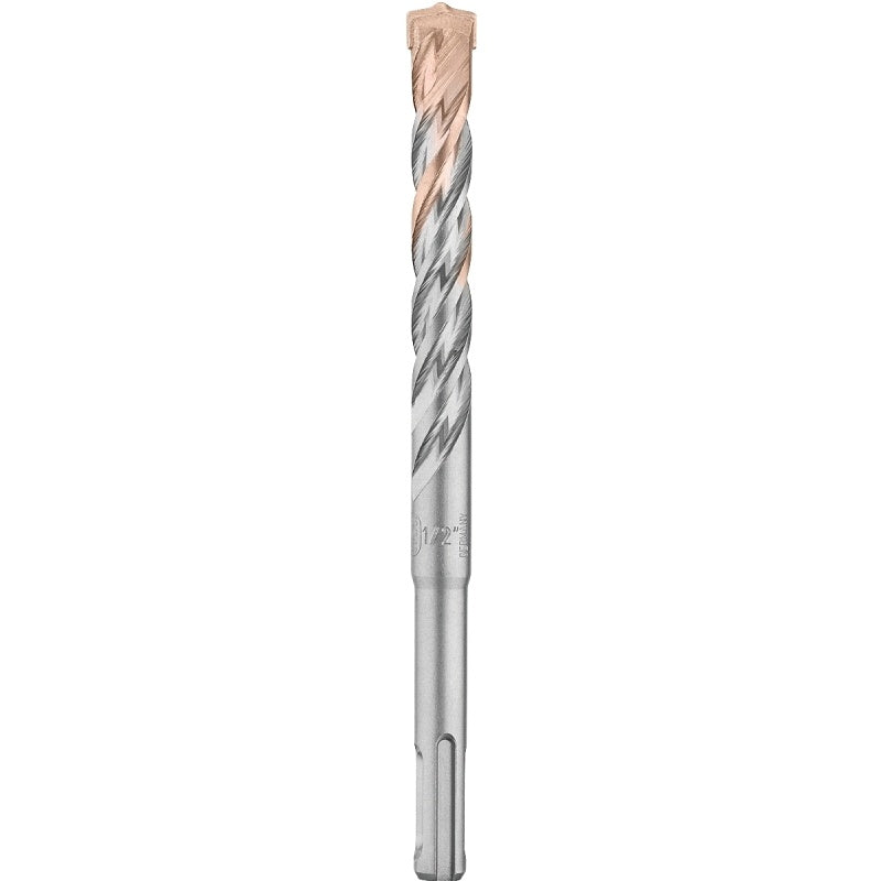DEWALT DW5437 Hammer Drill Bit, 1/2 in Dia, 6 in OAL, Helix Flute, 4-Flute, 1/2 in Dia Shank, SDS Plus Shank