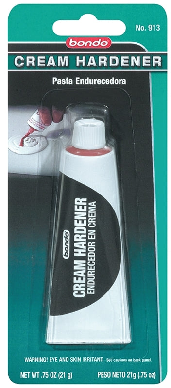 Bondo 913 Hardener, 2.75 oz Tube, Cream, Pack of 6