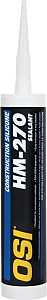OSI 1493960 Silicone Sealant, White, 24 hr Curing, -60 to 400 deg F, 10 fl-oz Cartridge, Pack of 12