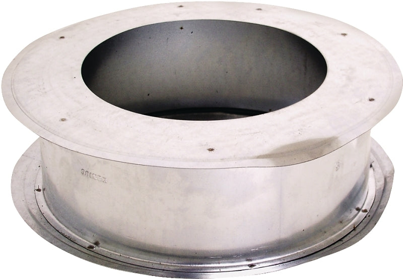 AmeriVent 4EWT Series Wall Thimble, 4-9/16 in ID x 3-1/16 L Dimensions, 0.018 ga, Galvanized Steel