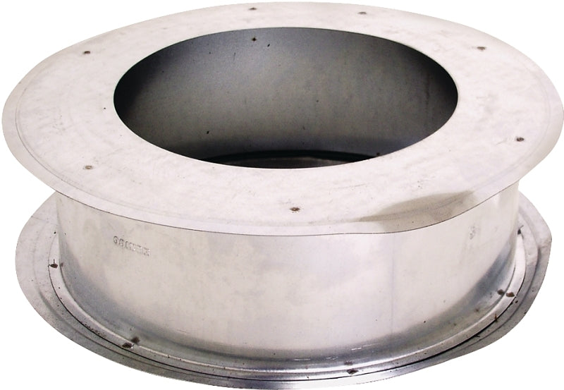 AmeriVent 5EWT Series Wall Thimble, 5-9/16 in ID x 3-1/16 in L Dimensions, 0.018 ga, Galvanized Steel