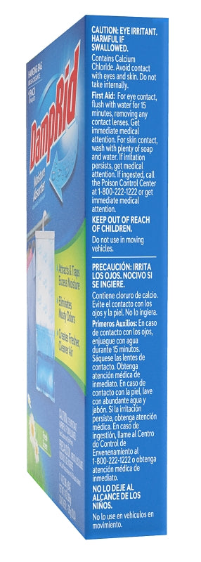 DampRid FG80FSSB Hanging Moisture Absorber, 15.4 oz Box, Solid, Odorless, Fresh Scent