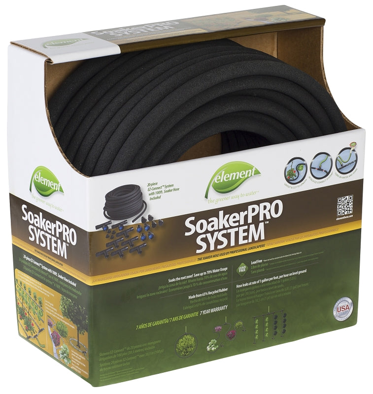 Swan ELSPAK38100CC Soaker Hose, 100 ft L, Plastic