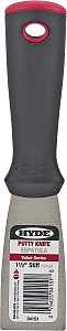 Hyde 04151 Putty Knife, 1-1/2 in W Blade, HCS Blade, Polypropylene Handle, Ergonomic Handle, 7-1/2 in OAL