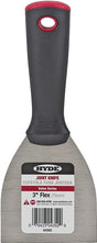 Hyde 04352 Putty Knife, 3 in W Blade, HCS Blade, Polypropylene Handle, Ergonomic Handle