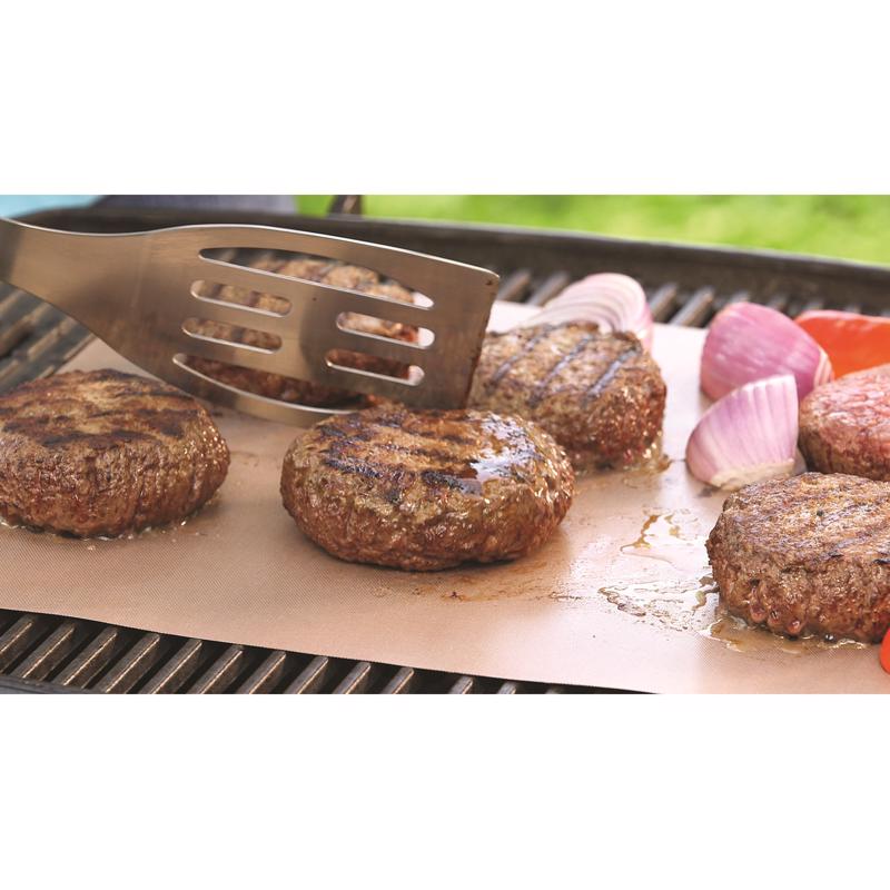 Yoshi As Seen On TV Brown Polytetrafluoroethylene/Copper Grill/Bake Mat