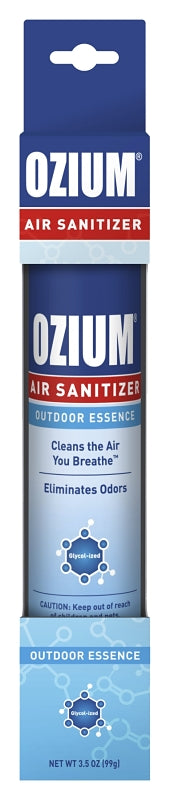 Ozium OZM-31 Air Freshener, 3.5 oz Aerosol Can, Outdoor Essence, Pack of 4