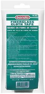 Bondo 477 Fiberglass Cloth Tape, 72 in L, 4 in W