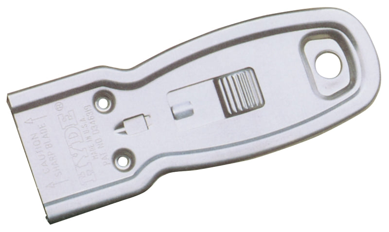 Hyde 13050 Glass Scraper, 1-1/2 in Blade, 4 in Handle, Steel Blade, 4-1/2 in OAL