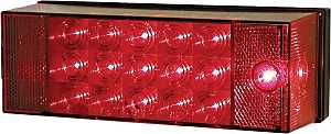PM V856 Tail Light, 10-Lamp, LED Lamp, Red Lamp