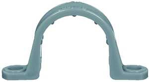 Carlon E977EC-CTN Conduit Clamp, 3/4 in, 2-13/32 in L, PVC, Gray, 20/PK