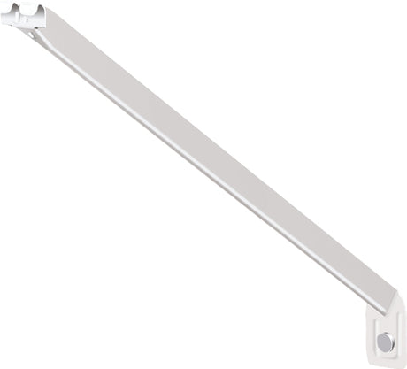 ClosetMaid 1164XBJ Support Bracket, 12 in L, 2 in H, White, Steel
