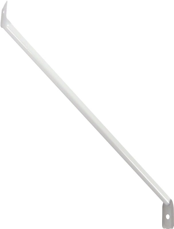 ClosetMaid 1103 Support Bracket, 12 in L, 2 in H, Steel, White, Pack of 100