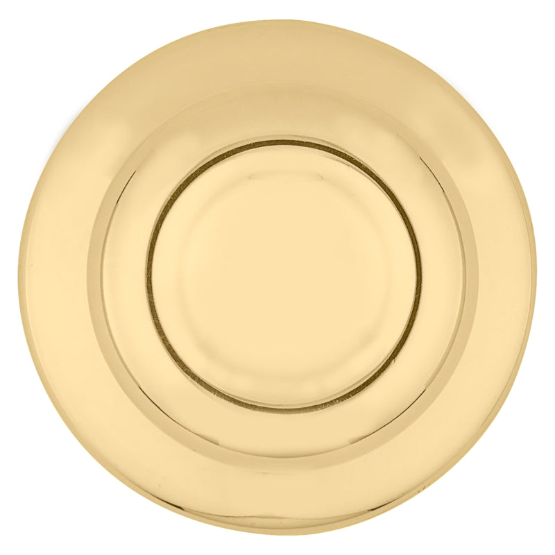 Kwikset 488T 3 V1 Dummy Knob, 1-7/8 in Dia Knob, Zinc, Polished Brass
