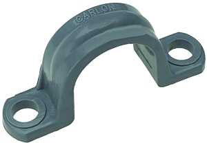 Carlon E977HC-CTN Conduit Clamp, 1-1/2 in, 3-7/16 in L, PVC, Gray, 6/PK