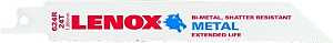 Lenox 20568624R Series Reciprocating Saw Blade, Applicable Materials: Nail-Embedded Wood, 3/4 in W, 6 in L, 24 TPI