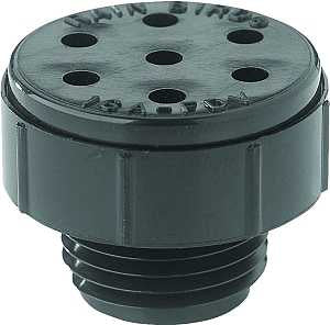 Rain Bird 16AFDVC1 Filtered Drain Valve, 1/2 in, MPT, 125 psi Pressure, Thermoplastic Body
