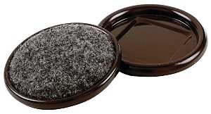 Shepherd Hardware 9092 Caster Cup, Round, 2-1/2 in Dimensions, Brown, 4/PK, Pack of 6