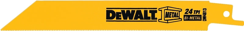 DEWALT DW4813 Reciprocating Saw Blade, Applicable Materials: Angle Iron, Hard Rubber, Metal, 3/4 in W