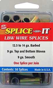 New Farm LBW5 Series Wire Splice, 4.3 in L Dimensions, Stainless Steel