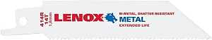 Lenox 20550414R Series Reciprocating Saw Blade, Applicable Materials: Angle Iron, Hard Rubber, Non-Ferrous Metal