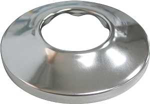 ProSource TW0918 Shallow Flange, 2.4 in, For: 3/8 in Iron Pipes, Chrome