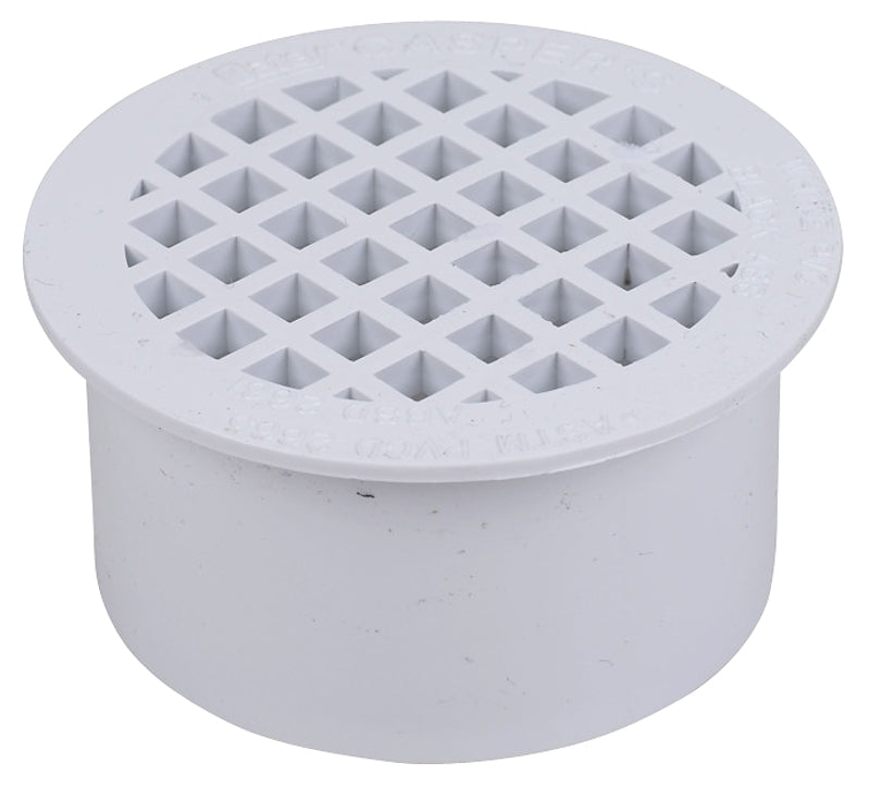 Oatey 43565 Floor Drain, PVC, For: SCH 40 DWV PVC Pipes