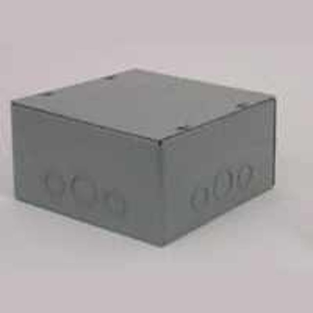 Raco SC080804RC Pull Box Enclosure, 1-Gang, Steel, Surface, Enamel-Coated