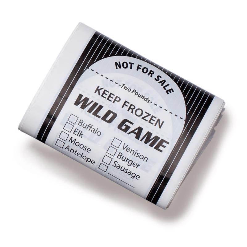 LEM 2 lb Black/White Wild Game Freezer Bags 1 pk, Pack of 6