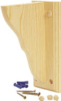 Waddell 1350 Shelf Bracket, Natural, Pine, Pack of 10