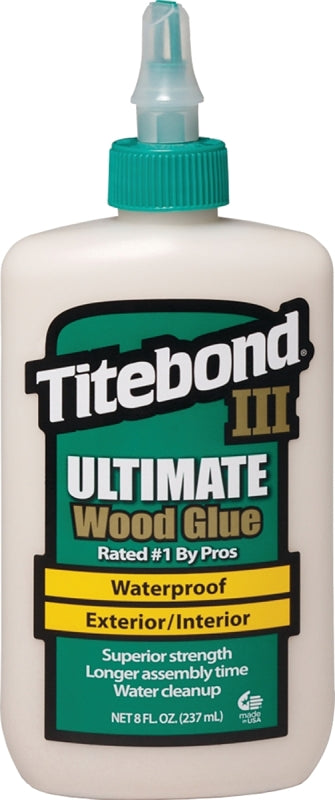 Titebond III 1413 Glue, Brown, 8 oz Bottle