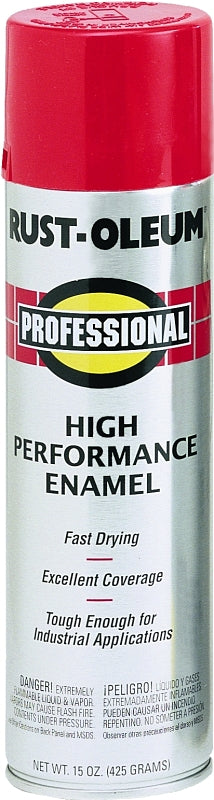 Rust-Oleum 7565838 Professional Enamel Spray Paint, Gloss, Regal Red, 15 oz Can