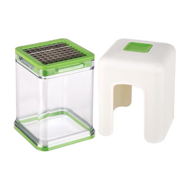Progressive Prepworks Green/White Plastic Food Chopper, Pack of 4