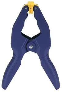 Irwin 58200 Spring Clamp, 2 in Clamping, Resin, Blue/Yellow
