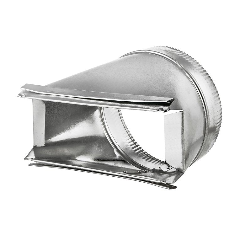 Lambro 120 Range Hood Transition, Round, Aluminum