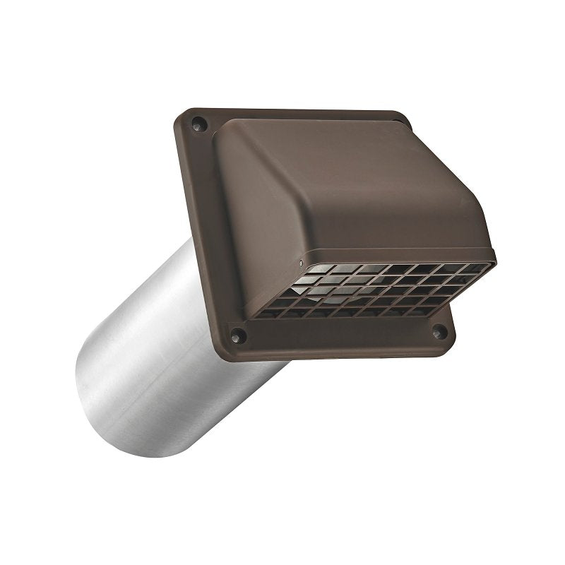 Lambro 222B Preferred Hood Vent, 5-1/2 in W Hood, 5.69 in H Hood, 3 in Duct, Plastic Hood