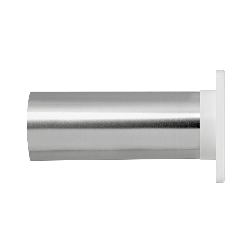 Lambro 267WS Louvered Vent, 5.44 in Dia, 10.63 in L, Plastic, White, Wall Installation