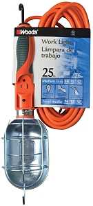 CCI 0691 Work Light with Outlet and Metal Guard, 12 A, 120 V, Orange