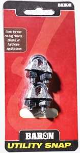 Baron C-260-1/4 Wire Rope Clip, Malleable Iron
