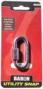 Baron C-7350T-1/4 Quick Link, 880 lb Working Load, Steel, Zinc