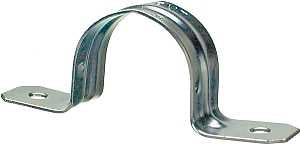 Halex 26163 Conduit Strap, 1 in, Steel, Galvanized