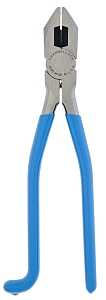 Channellock 350S Iron Workers Plier, 8-3/4 in OAL, Blue Handle, Ergonomic Handle, 1.06 in W Jaw, 1.28 in L Jaw