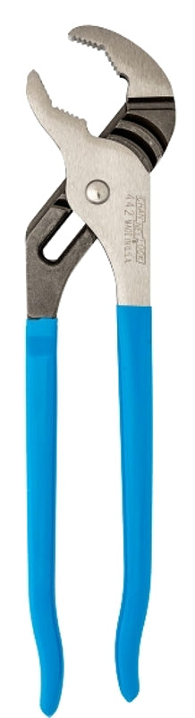 Channellock 442 Tongue and Groove Plier, 12 in OAL, 2-1/4 in Jaw Opening, Blue Handle, Cushion-Grip Handle