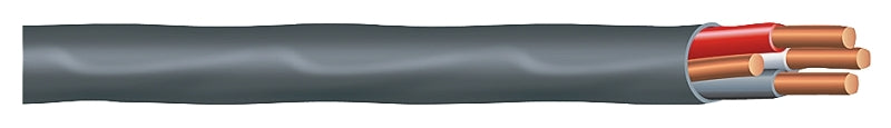 Romex 8/3NM-W/GX500 Sheathed Cable, 8 AWG Wire, 3-Conductor, 500 ft L, Copper Conductor, PVC Insulation, Nylon Sheath