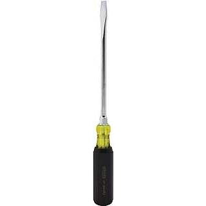 STANLEY 66-092 Screwdriver, 3/8 in Drive, Slotted Drive, 13-5/8 in OAL, 8 in L Shank, Vinyl Grip Handle