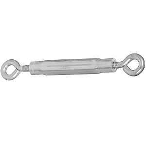 National Hardware 2170BC Series N221-721 Turnbuckle, 45 lb Working Load, #10-24 Thread, Eye, Eye, 5-1/2 in L Take-Up, Pack of 10