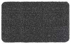 Grassworx 10372029 Door Mat, 29-1/2 in L, 17-1/2 in W, Rectangular, Solid Pattern, Flint