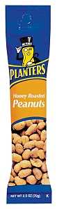 Planters 549752 Peanut, Honey Roasted, 2.5 oz, Bag, Pack of 15