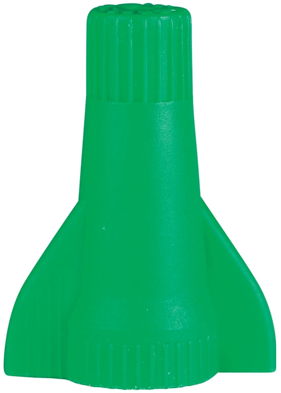 Gardner Bender GreenGard 25-095 Wire Connector, Green, 14 to 10 AWG Wire, Copper Contact, Thermoplastic, 25/BAG